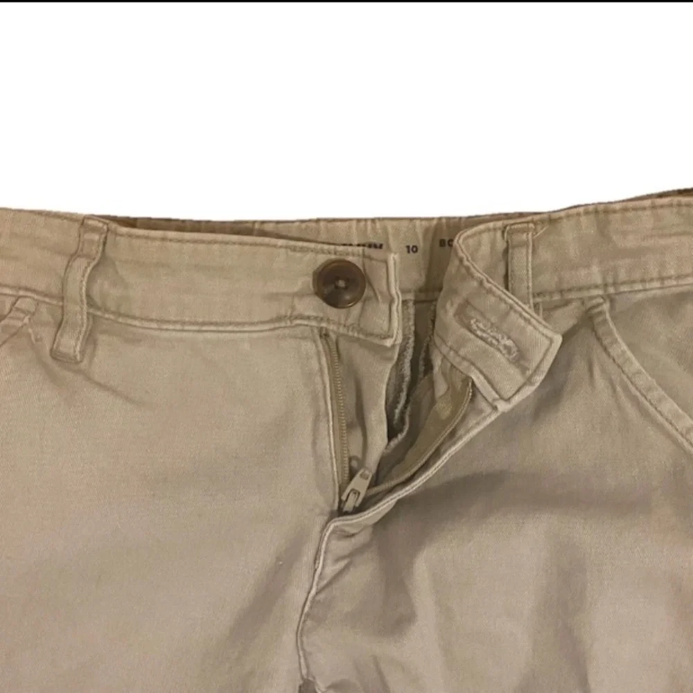 Old Navy Girls Size 8-10 Blue/Khaki Short Sleeve & Pants Uniform Bundle